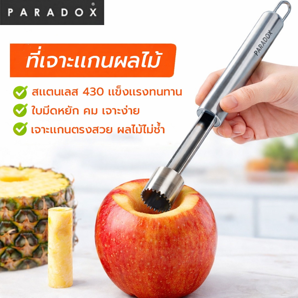 Paradox : ที่เจาะเเกนผลไม้ เเกะเม็ดมะยงชิด มะปราง FRUIT CORE REMOVER KT131032