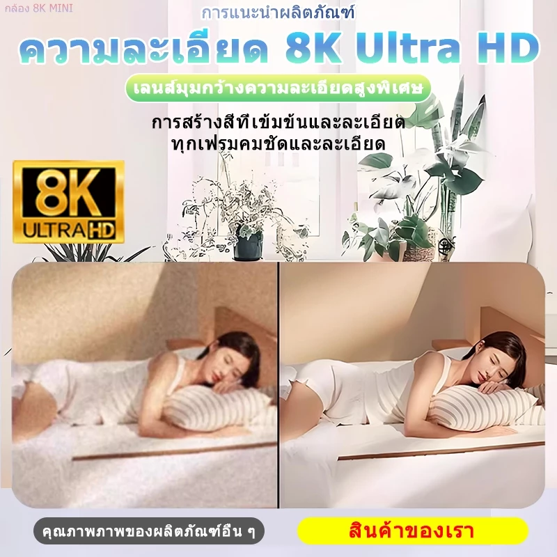 【มุมกว้างพิเศษ 360°】 4K/Full HD กล้องวงจร กล้องแอบ กล้อง 360 องศา กล้องรูเข็ม ก้องวงจรปิด วงจรปิด mini camera thumbnail 4