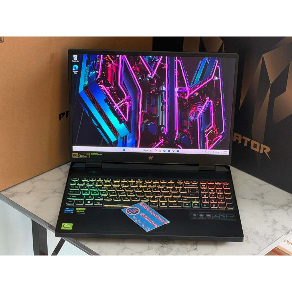 💻ACER PREDATOR HELIOS 16 ทรงพลังHX ตัวแร็ง #GEN13 & #DDR5  #RTX4050 TGP140W