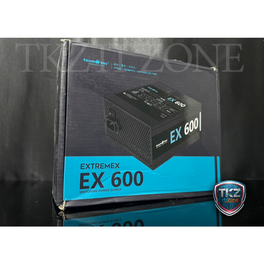 เพาเวอร์ซัพพลาย(power supply) tsunami EX600 (600w FULL)