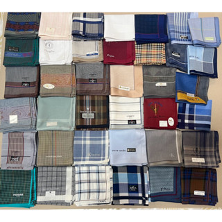 ผ้าเช็ดหน้าผู้ชาย มีแบรนด์ มือหนึ่งมือสองนำเข้าญี่ปุ่น