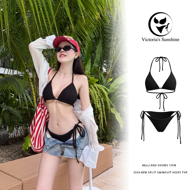 ☀️จัดส่งตอนนี้☀บิกินี่2ชิ้น bikini set เซ็กซี่ เว้าหลัง สไตล์ฤดูร้อนใหม่#1134