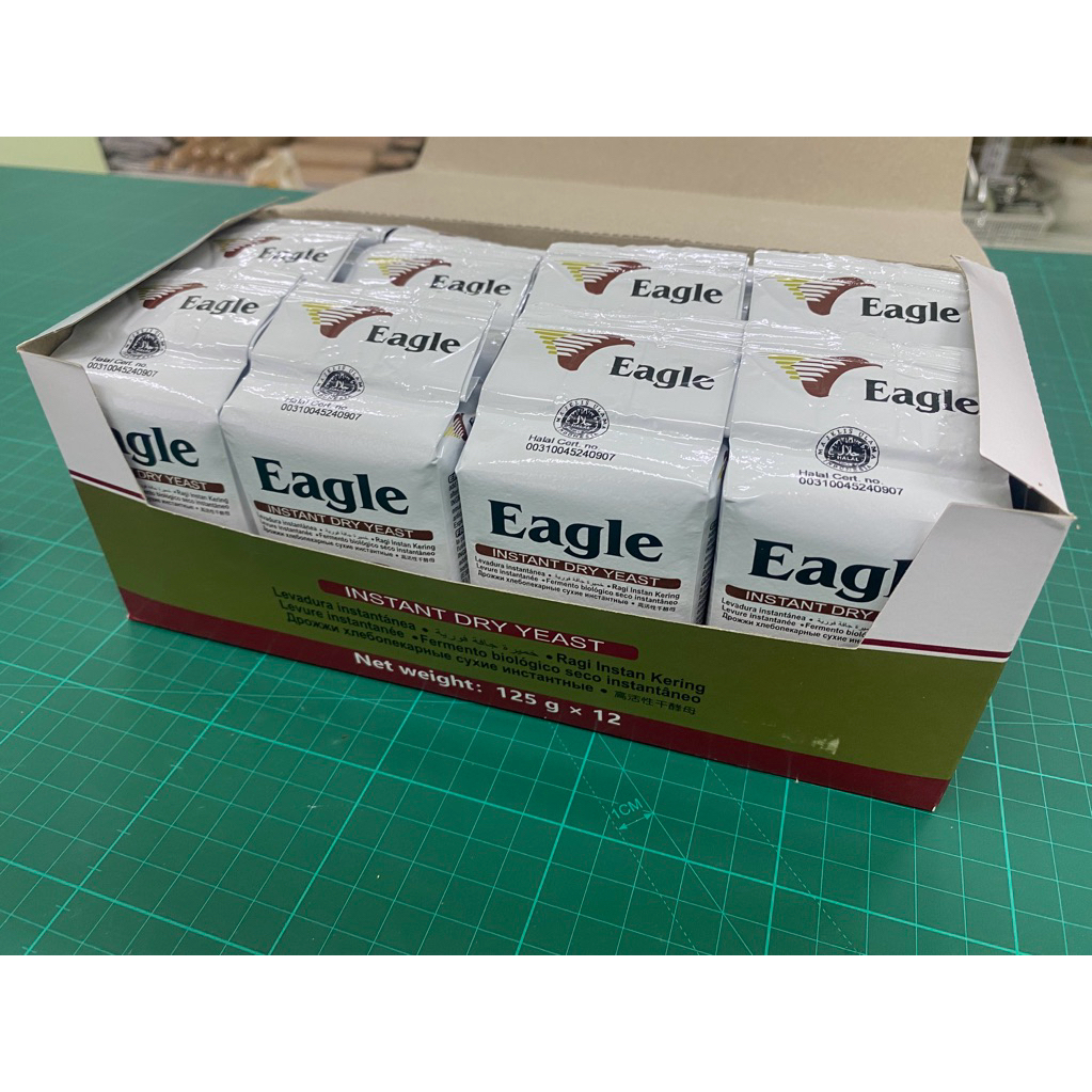 (แพค12ห่อ) ยีสต์ Eagle 125g. ยีสต์หวาน