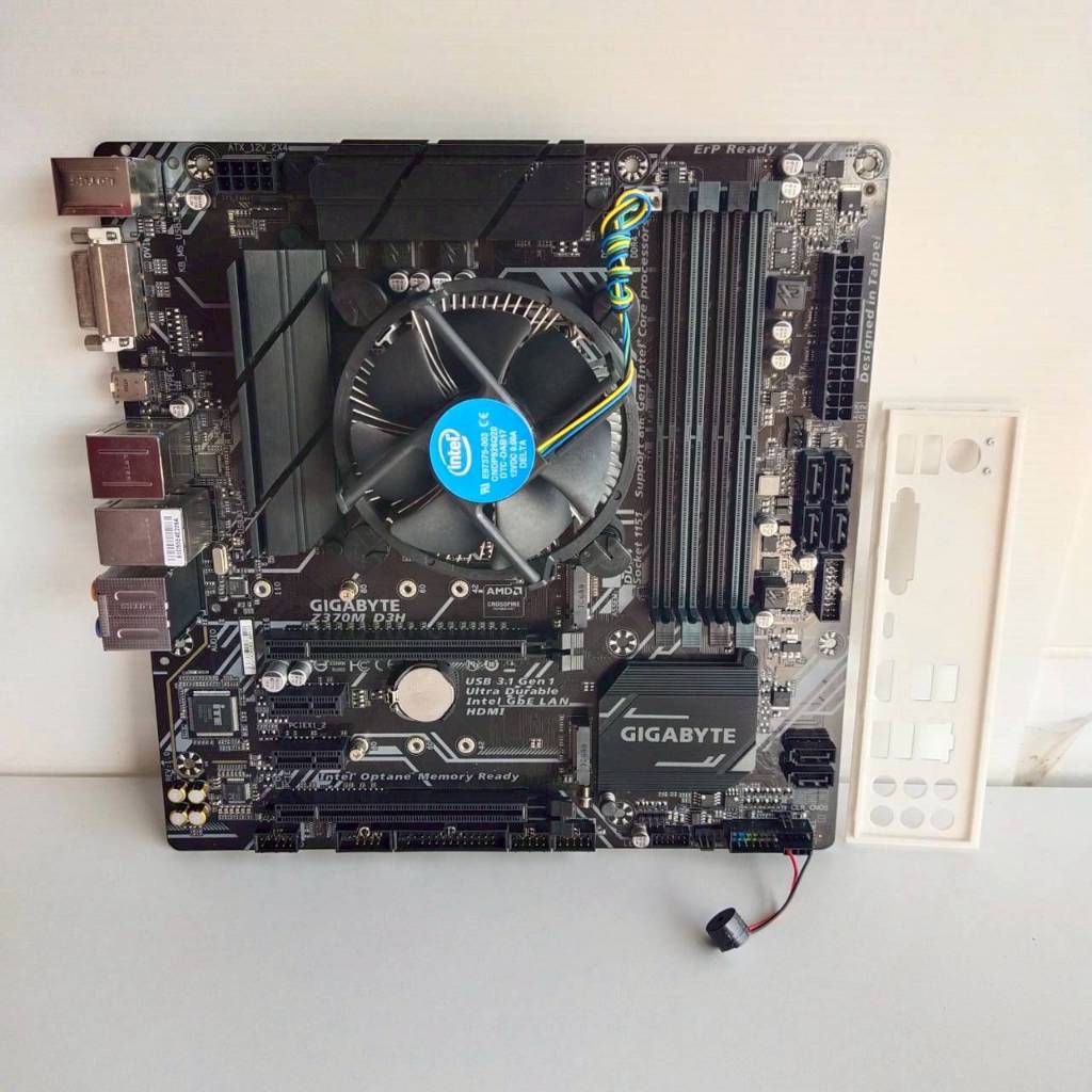 CPU + M/B  CPU   Core i5  9400F  2.90GHz +  GIGABYTE Z370M  D3H  (1151 V2)  ประกัน  2  เดือน