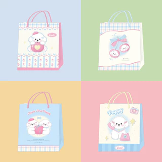 🛍️ INS Sweet Gift Bag – ถุงกระดาษแนวตั้ง ถุงของขวัญ ลายน่ารัก 🐻🐼🎀 สำหรับใส่ของขวัญ เนื้อหนา มีความทนทาน