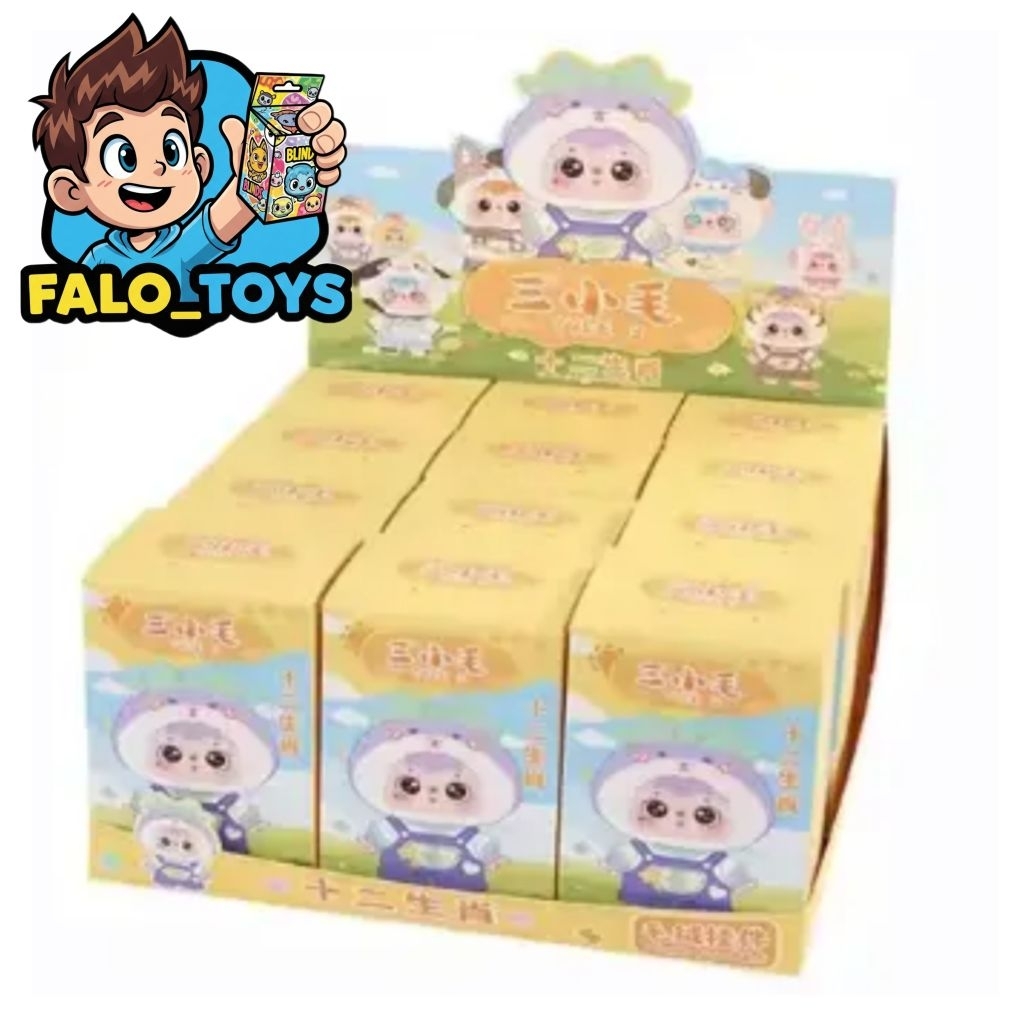 พร้อมส่ง Samuel TYKE 3 Chinese Zodiac Pendant Plush Blind Box ( 12 สุ่ม )