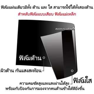 PRIVACY FILTER ฟิล์มกันเสือกกันแสงสะท้อน NOTEBOOK13.3"-14.0"-14.5"-15.3"-15.6"-16.0"MONITOR 23.8"-24"-27"16:9-16:10
