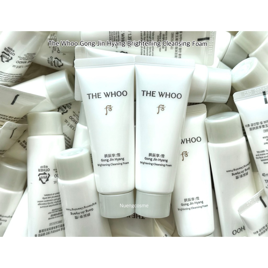 🩷(โฟมล้างหน้า)(ขนาด 40ml)(ไม่มีกล่อง) Gong Jin Hyang Brightening Cleansing foam