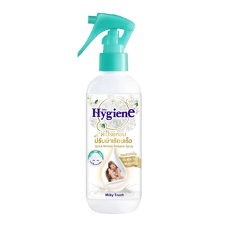 (ยกลัง 12 ขวด) HYGIENE ไฮยีน สเปรย์ปรับผ้าเรียบ ผ้าหอม ขนาด 220 มล. แบบหัวฉีด ทั้ง 6 กลิ่น