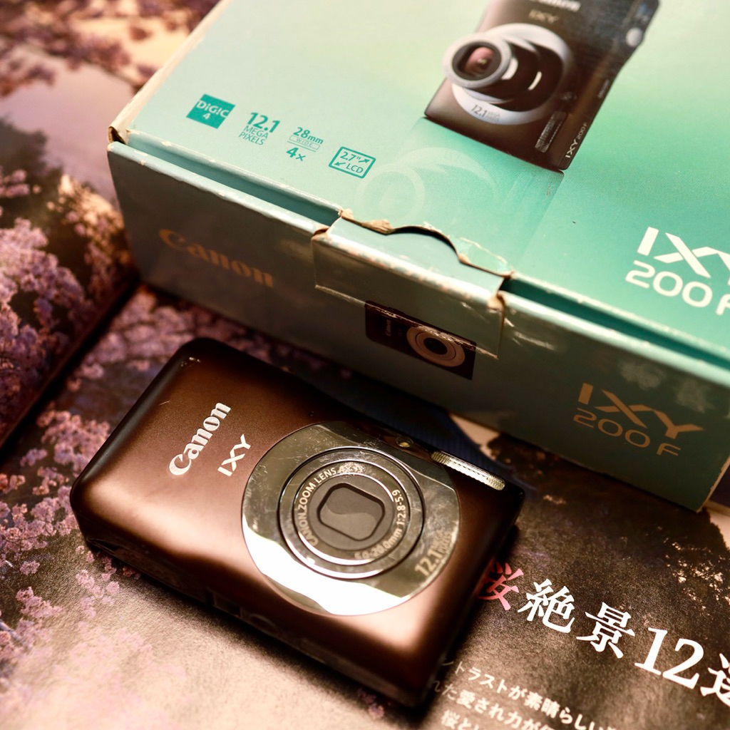 กล้องดิจิตอล Canon IXY 200F / IXUS 105 🌟Brown in Box🌟