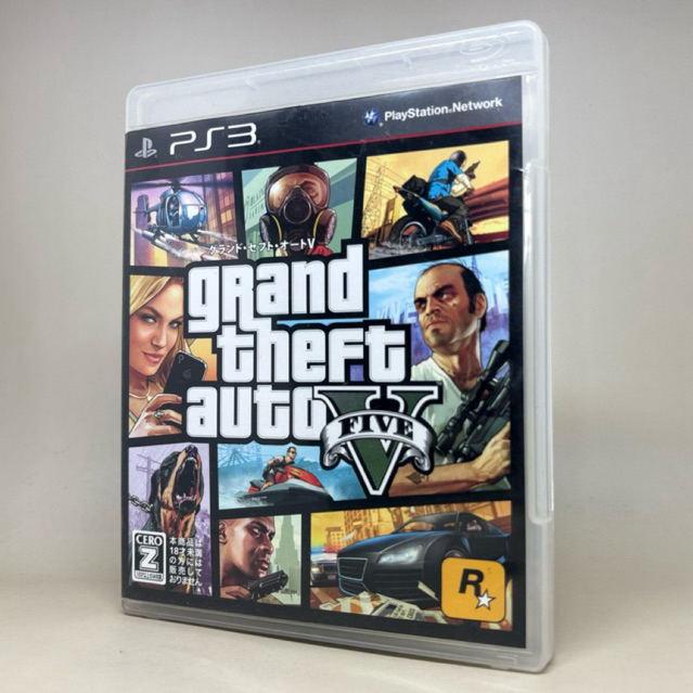 (ภาษาอังกฤษ) GTA V (Grand Theft Auto 5)(PS3) | PlayStation 3 | Zone 2 Japan | English | มีแผนที่และค
