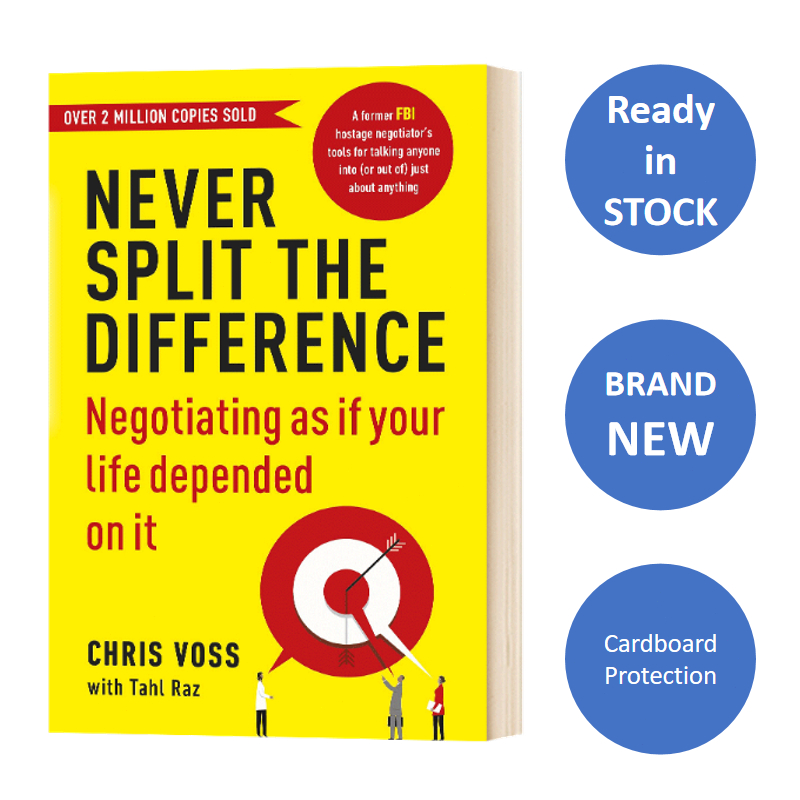 【หนังสือภาษาอังกฤษ】English Never Split the Difference brandnew
