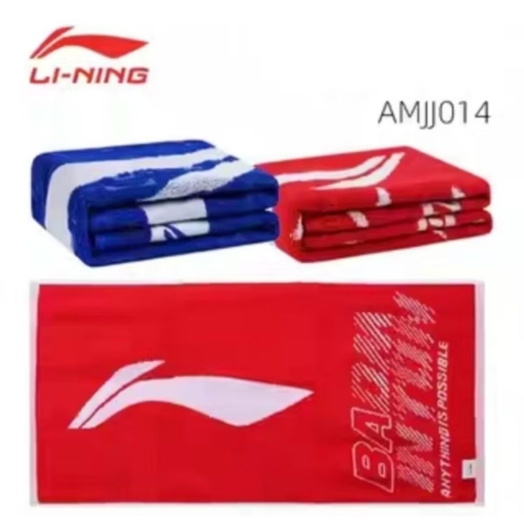 🛒(พร้อมส่ง) ผ้าขนหนู สำหรับเช็คหน้า Li-Ning Sport Towels (AMJJ014) สินค้ารับประกันของแท้ 100%
