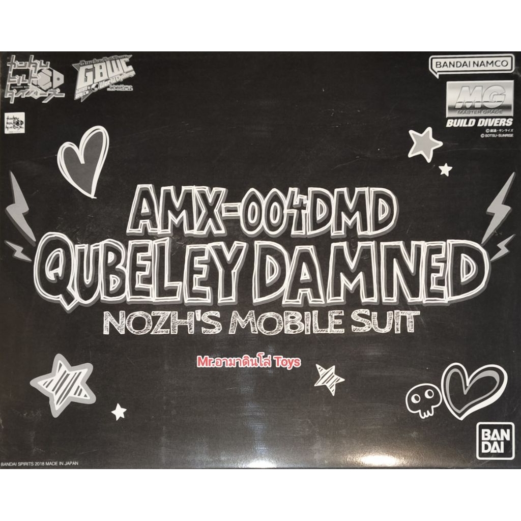 (พร้อมส่ง)Bandai MG Qubeley Damned(กล่องคม)