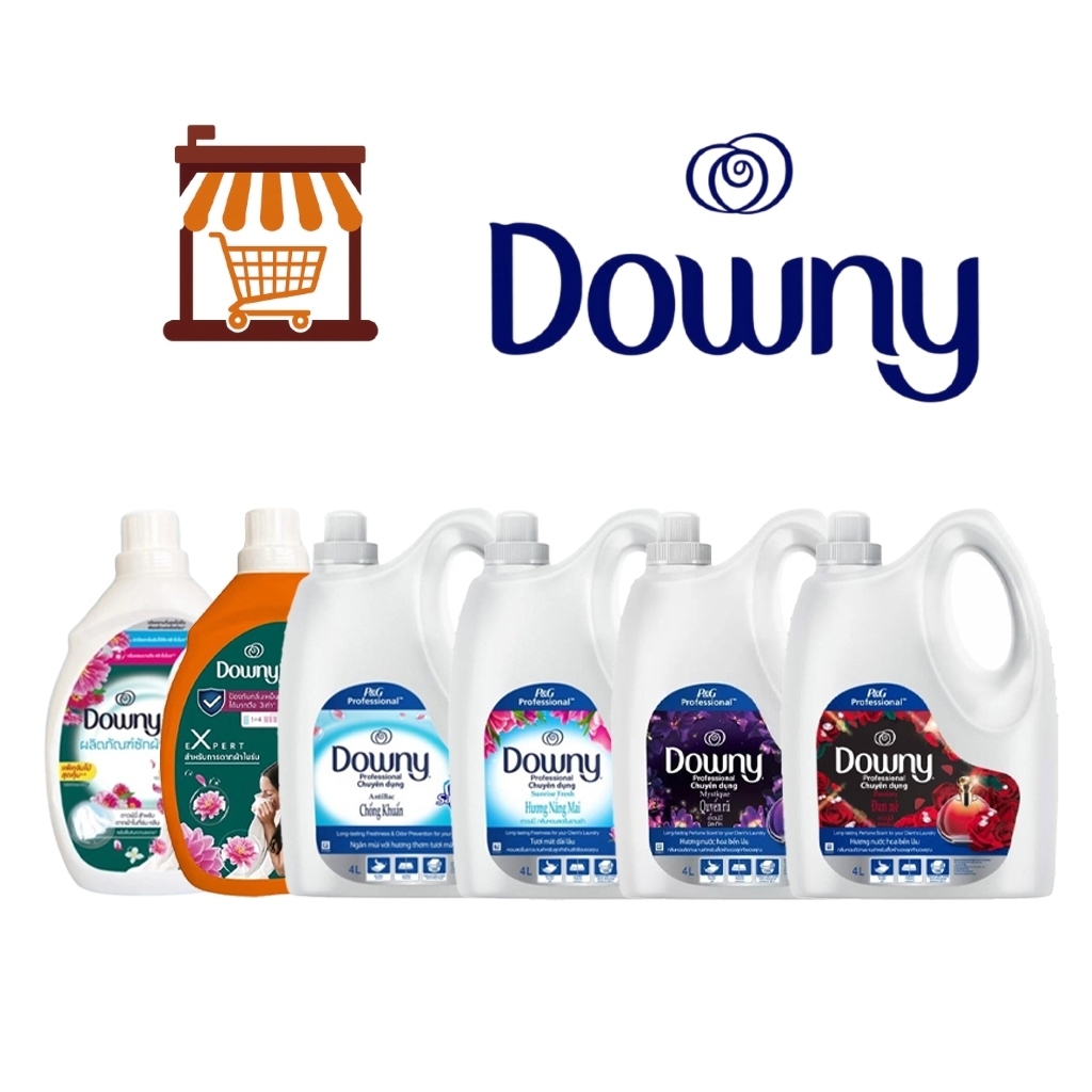 Downy ดาวน์นี่ ผงซักฟอก ผลิตภัณฑ์ซักผ้า สูตรตากผ้าในร่ม Downy  แบบแกลลอน 2kg การจัดส่งแบบสุ่ม