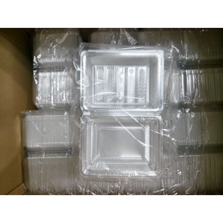 Benly (ยกแพ็ค) 100 ชิ้น กล่องใส ฝาล๊อค รุ่น BL-104A สำหรับใส่อาหารและขนม ขนาด 13x16.5x6cm ความจุ 750ml พร้อมส่ง