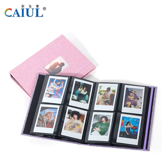 สมุด แฟ้ม อัลบั้มรูป MINI INSTAX 208 ช่อง ปกผ้าลินิน ใส่รูปจาก Fuji Mini INSTAX เท่านั้น