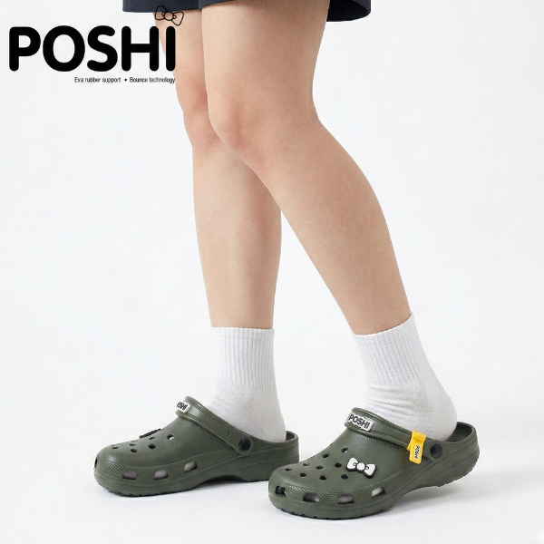 POSHI รองเท้าหัวโต เนื้อ EVA นุ่ม ใส่สบาย พร้อมจัดส่งทุกวัน