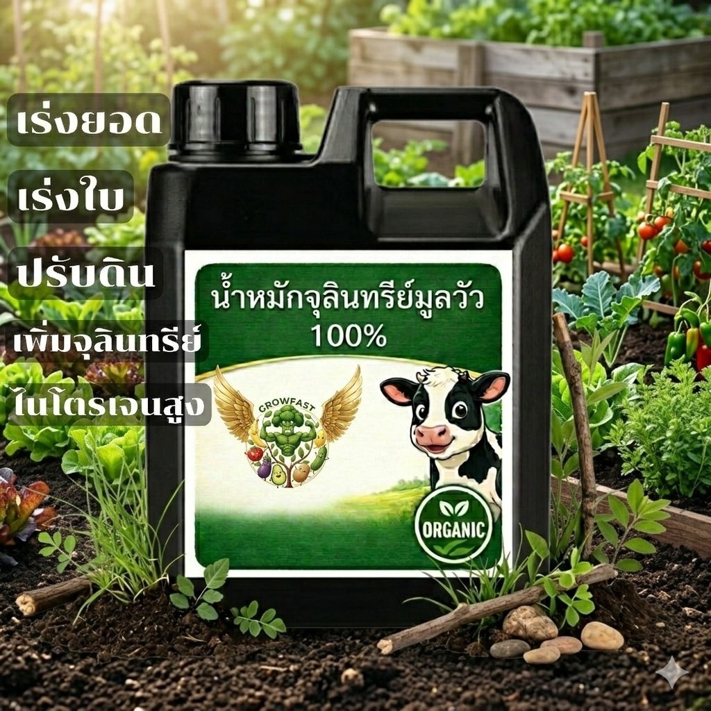 น้ำหมักมะนาว น้ำหมักจุลินทรีย์จากมะนาวออร์แกนนิค หัวเชื้อเข้มข้น ขนาดบรรจุ 1 ลิตร