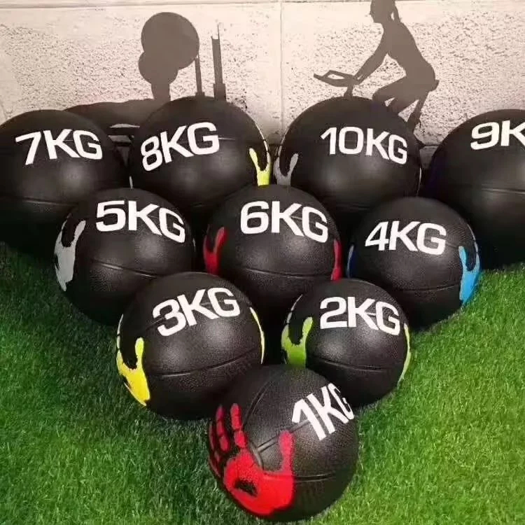 1-10KG เมดิซีนบอล ลูกบอลน้ำหนัก Non-elastic Wall Ball  วัสดุดีใช้งานได้ทนทาน เหมาะใช้สำหรับการฝึกออกกำลังกาย กล้ามเนื้อ