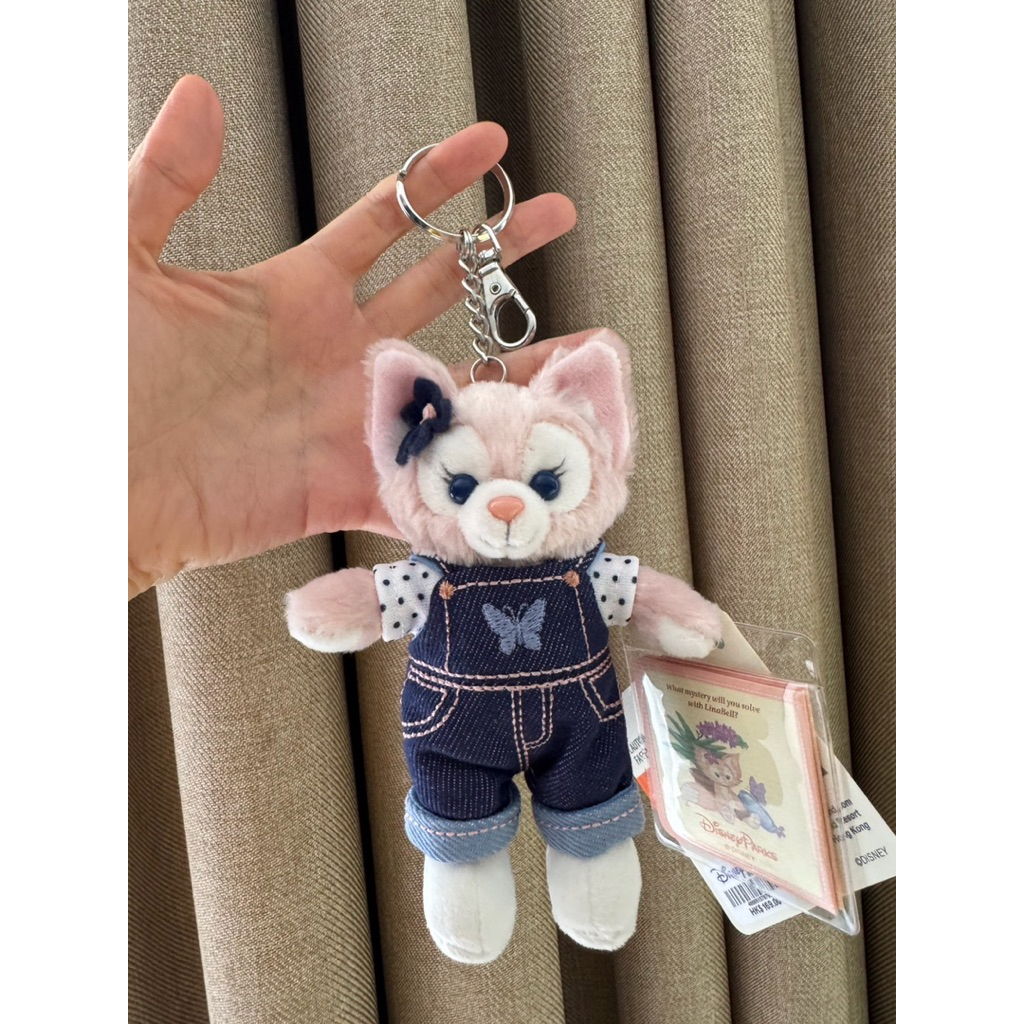 พร้อมส่งจากไทย💓พวงกุญแจตุ๊กตาลินาเบลชุดยีนส์*ลิขสิทธิ์แท้ฮ่องกงดิสนีย์แลนด์