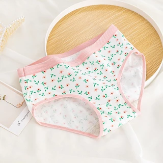 [ส่งจากไทย] 𝑩𝒓𝒂𝑩𝒓𝒂𝑩𝒓𝒂 #p-101 กางเกงในผ้าคอตตอนโทนชมพู ใส่สบาย กกน ผู้หญิง