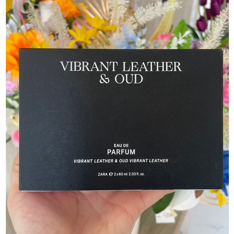 น้ำหอมชาย ZARA กลิ่น vibrant leather & vibrant leather oud แพ็คคู่ 60 ml X 2