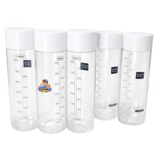 ขวดน้ำพลาสติก ความจุ 1000 มล. ปราศจากสารก่อมะเร็ง (BPA Free) รุ่น 5211 ขายเป็นแพ็ค 1แพ็ค มี 3 ชิ้น