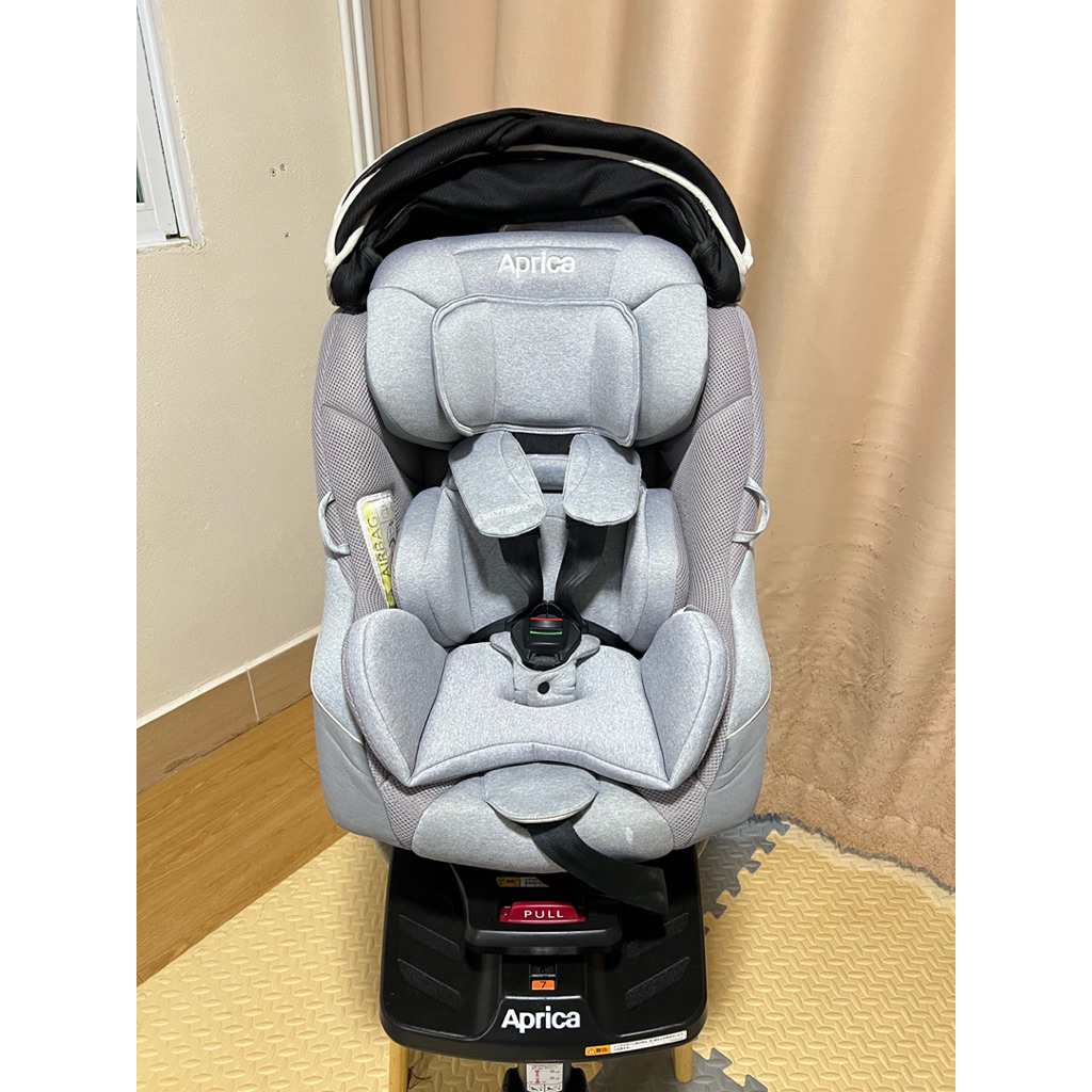 คาร์ซีท Aprica Cururila หมุนได้ 360องศา ติดตั้ง isofix&เข็มขัดนิรภัย