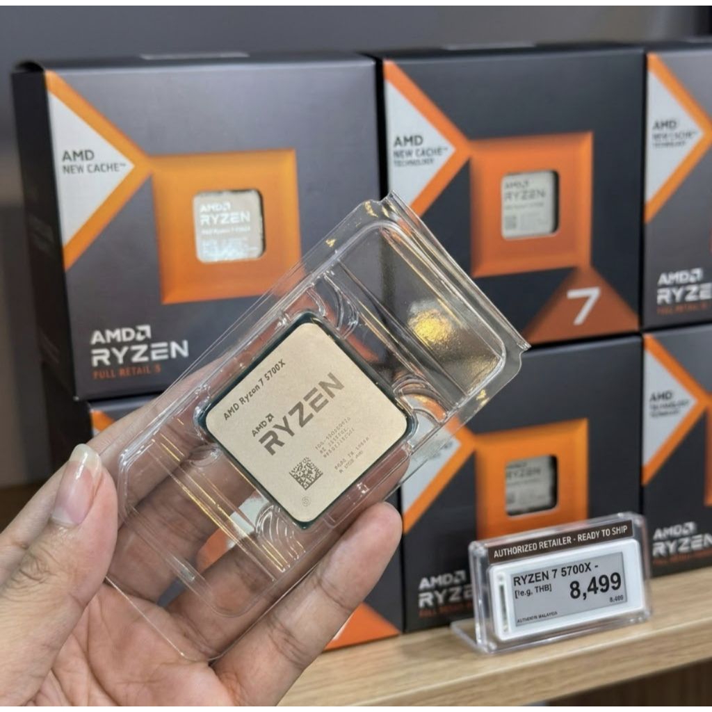 [มือสองใช้เอง ไม่มีกล่อง] AMD Ryzen 7 5700X CPU (ประกัน 1 ปี, ใช้งานปกติ 100%)