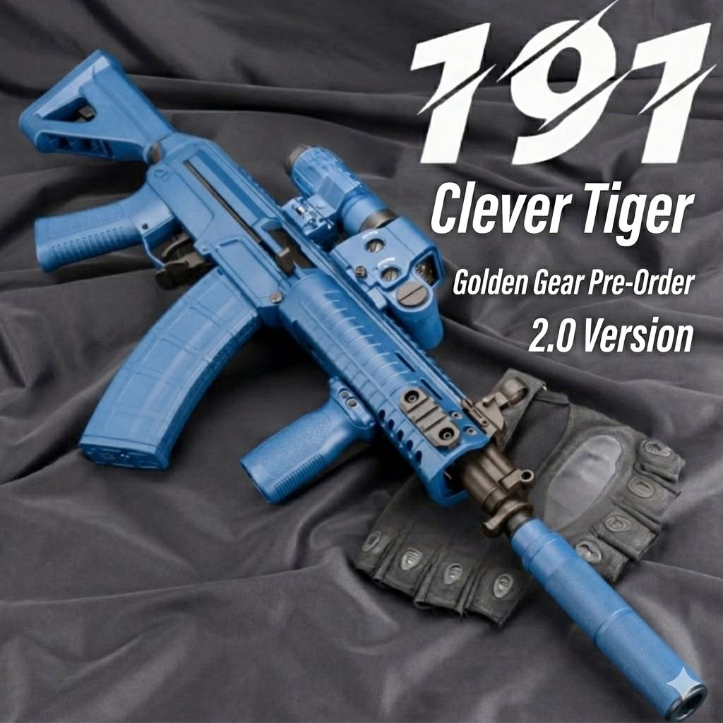 ของเล่นสำหรับเด็กผู้ชาย ลูกน้ำ 7 mm. QBZ 191สีดำ