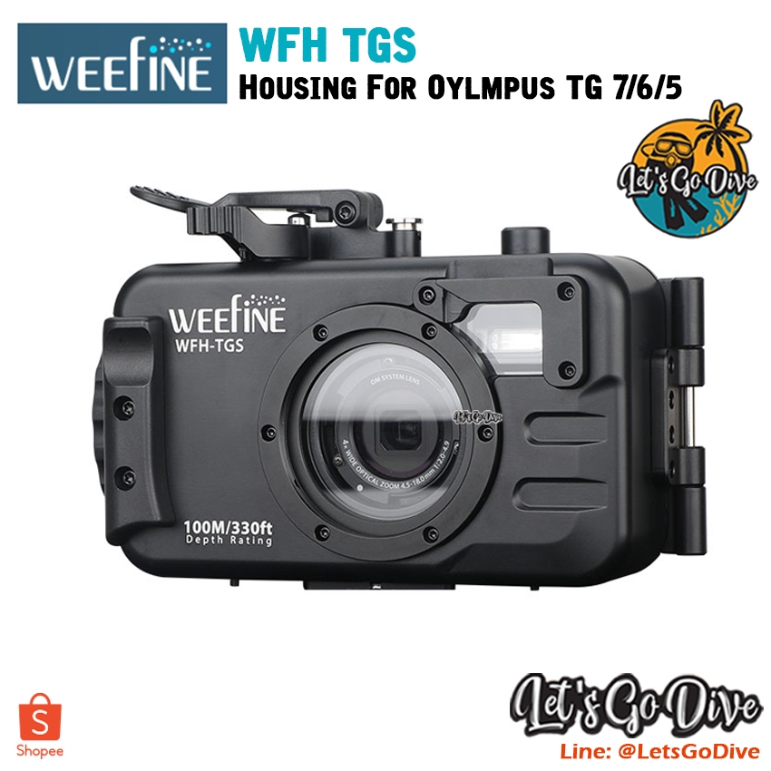 WEEFINE - WFH TGS  Underwater Housing for Olympus TG7 / TG6 / TG5