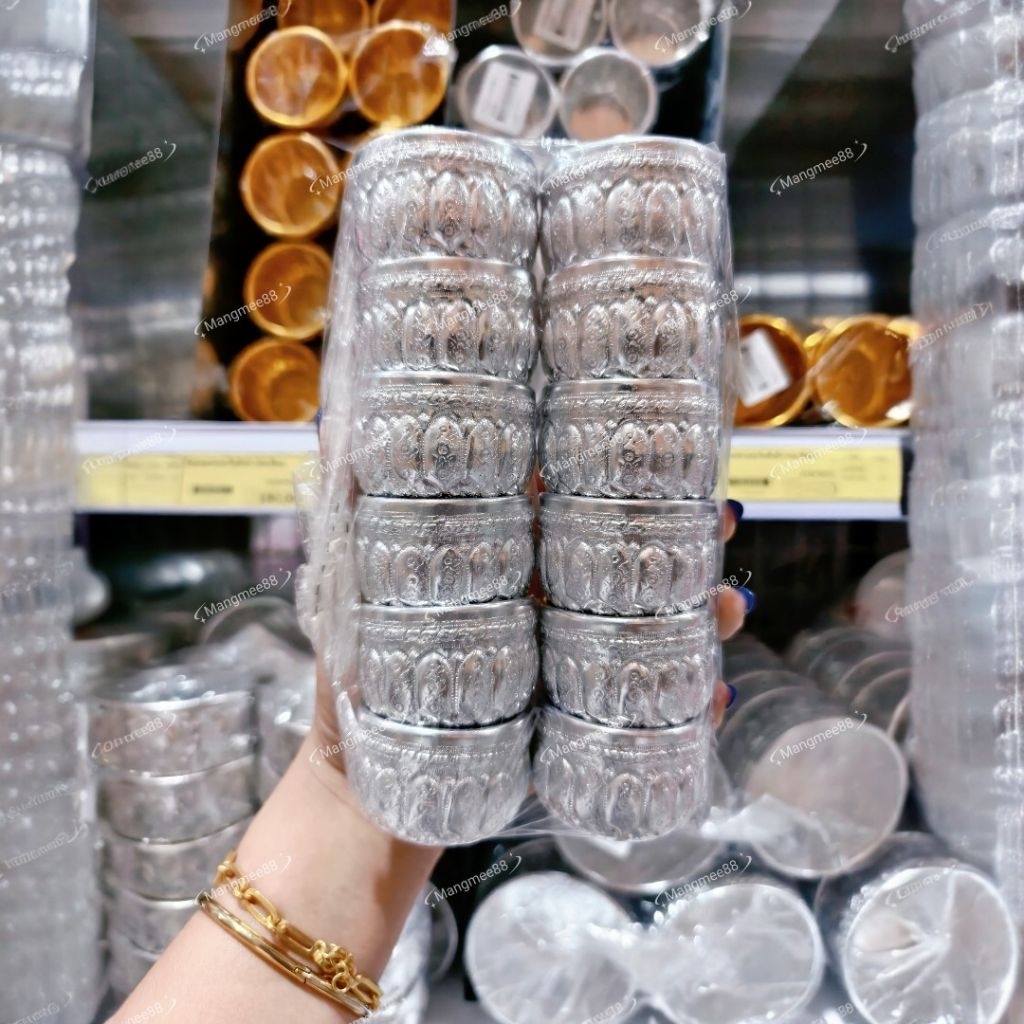 ขันอะลูมิเนียมจิ๋ว ขนาด 5,5.5,6 พร้อมส่ง 1โหลx12