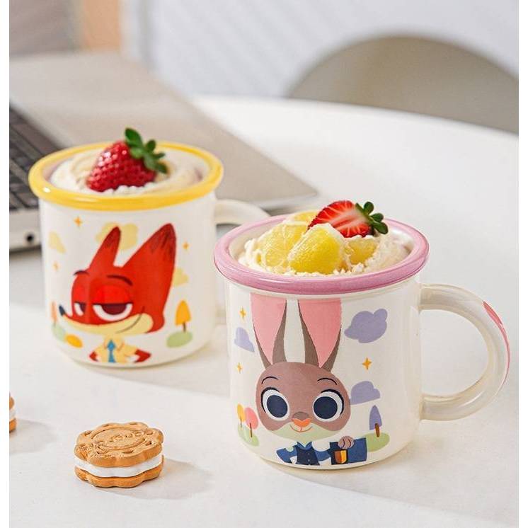แก้วน้ำ แก้วกาแฟ เซรามิก Zootopia สินค้างานลิขสิทธิ์แท้ 100% สินค้ามีสติ๊กเกอร์ Hologarm