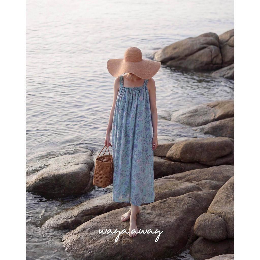 WAYA AWAY “RAINBOW MAXI DRESS”