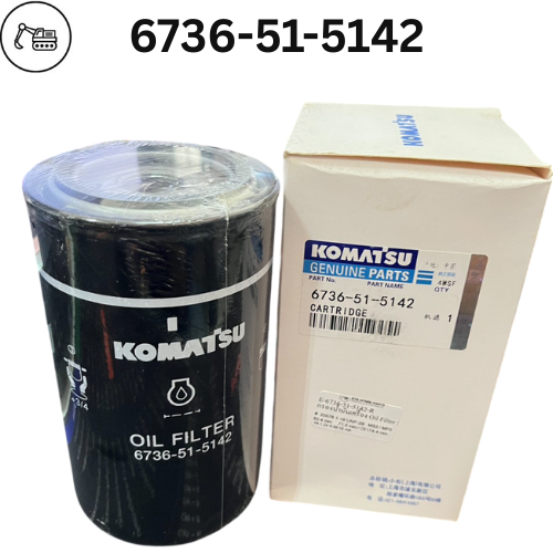 กรองน้ำมันเครื่องPC200-8 SANY SY200C ZOOMLION ZE215 E ของแท้ 6736-51-5142 LF3349 LF3345 SFO 5141 P55