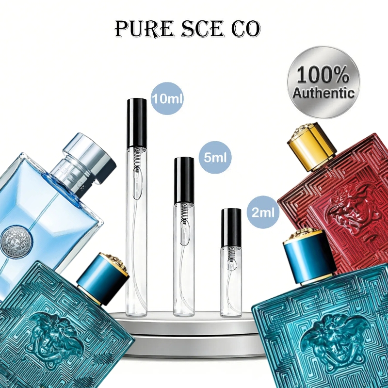 【สินค้าจุด 🚚ของแท้💯】 Eros for men Eros Eau de Parfum/ ErosFlameCrystal Noir EDT EDP 2ml 5ml 10ml ติด