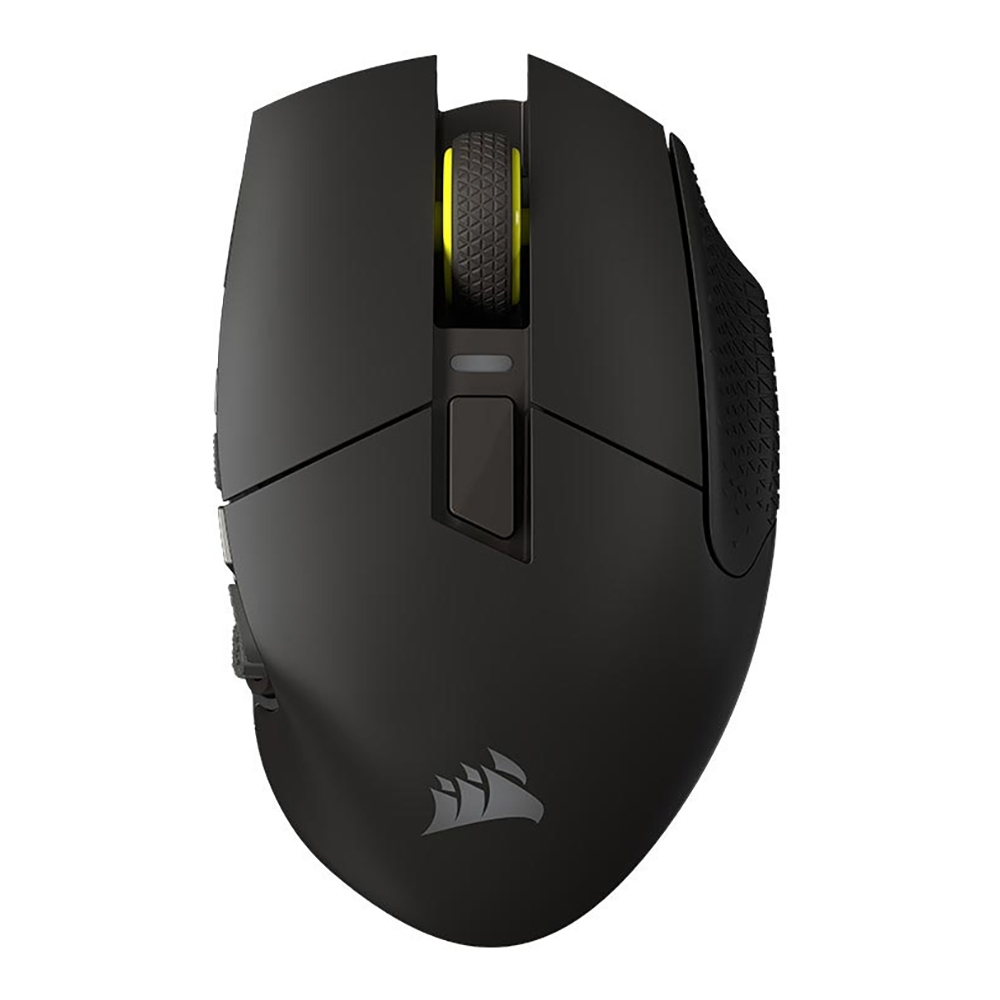 เมาส์ไร้สาย CORSAIR SCIMITAR ELITE WIRELESS SE MMO - GUN METAL MOUSE (CH-9314014-AP)