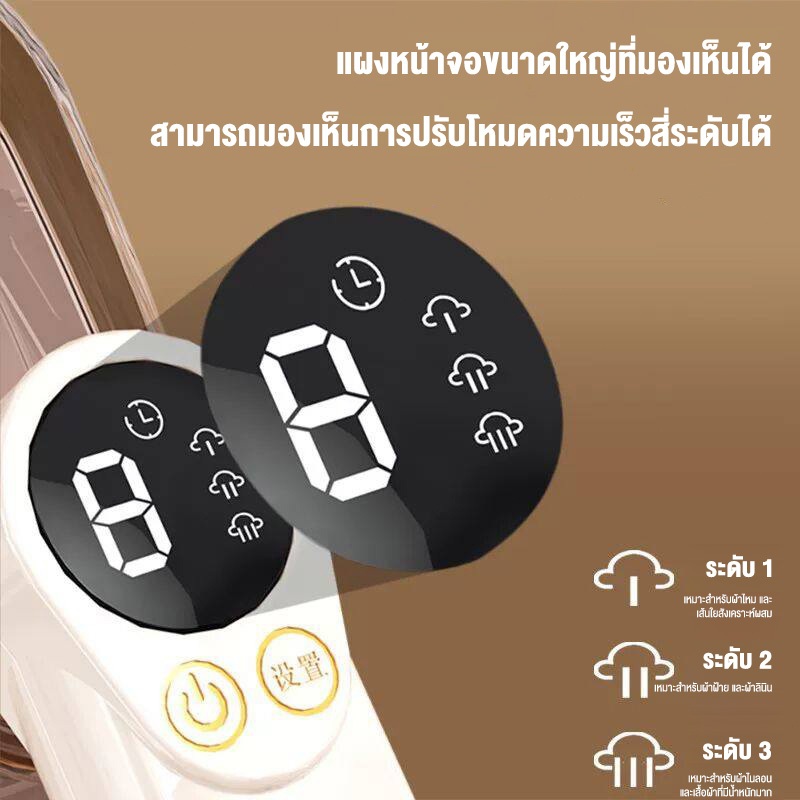 Bear เตารีดพกพา เตารีดแบบใช้มือถือ พลังงานสูง 1300W รีดแห้งและไอน้ำ 2 In 1 ร้อนเร็ว 10 วินาที เตารีดไอน้ำ ราคา ถูกที่สุด ดีลบีเคเค แกลเลอรีภาพที่ 3