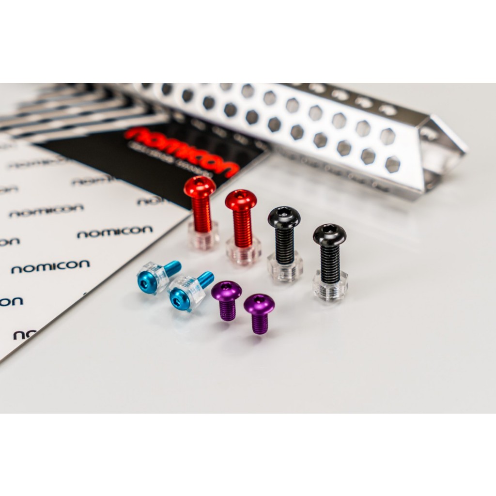 7075 น็อตอลูมิเนียมหัวจมกลม M4 M5 M6 nomicon