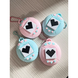 พวงกุญแจ ทามาก๊อตจิ คลิ๊กๆ (ลิขสิทธิ์แท้) tamagotchi clicker keychains (3D print)