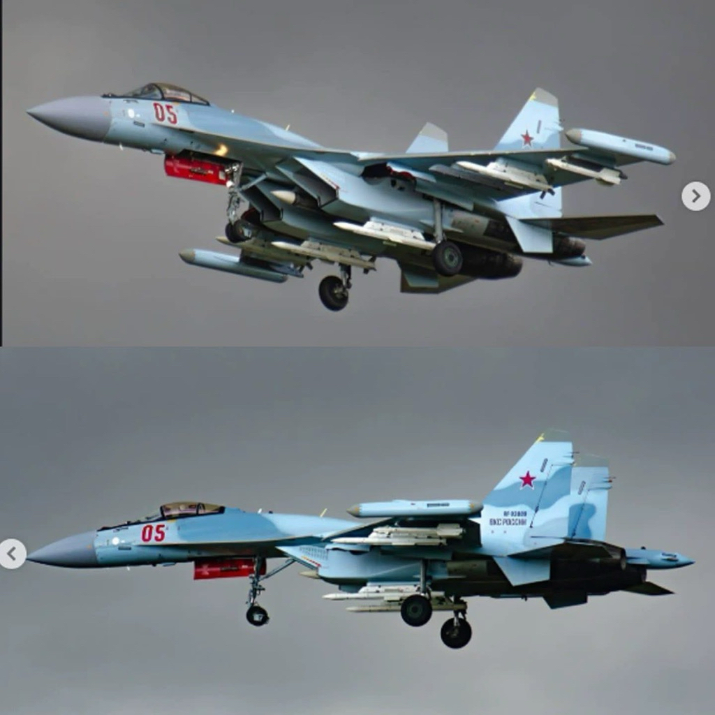 【Pre-Order】 Diecast Model Hobby Master 1/72 – HA5718 Su-35S Flanker E “Red 05” ✈️