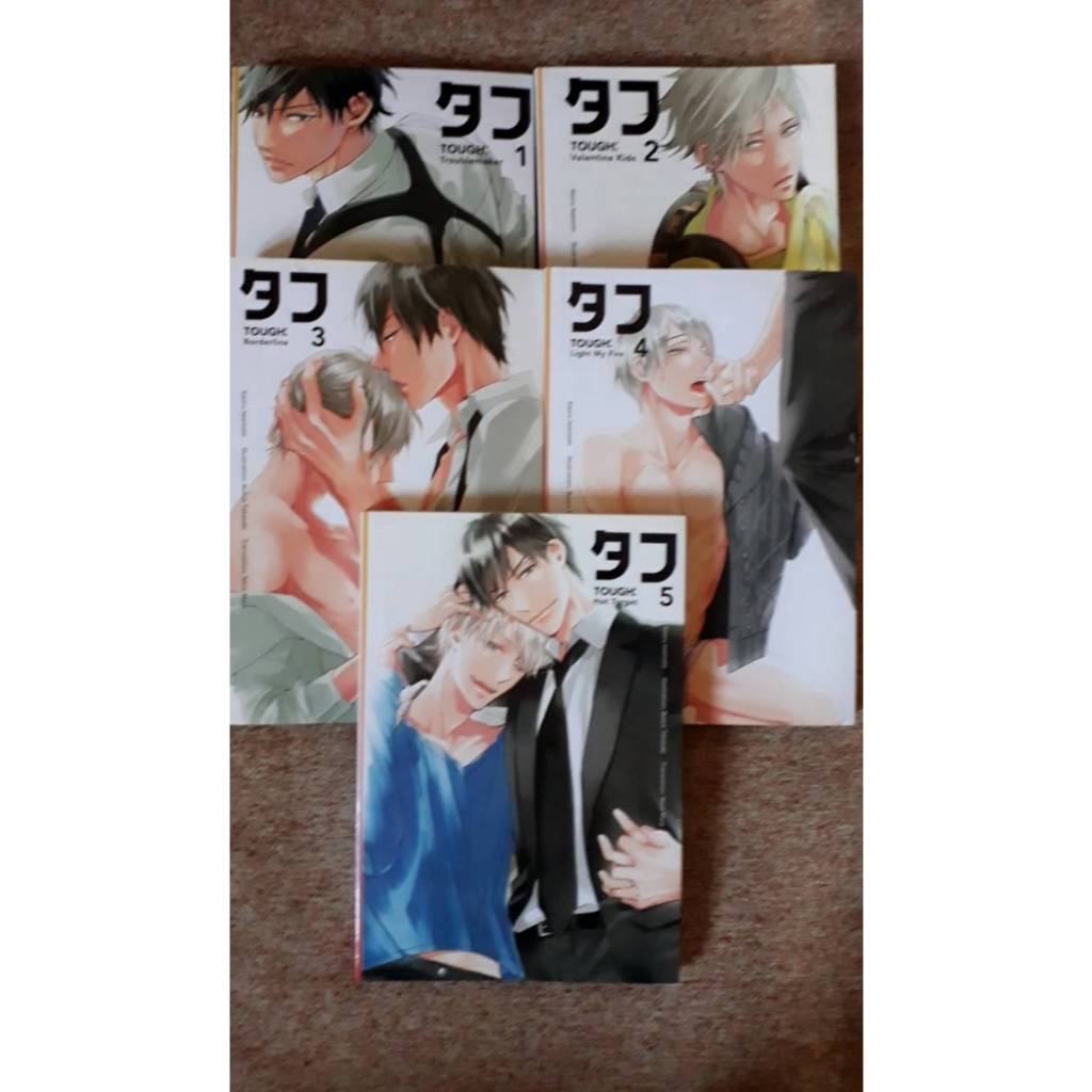 หนังสือ นิยาย (Light Novel) แนว Boys' Love (BL) / โรแมนติก-แอ็กชัน "TOUGH" 5 เล่มขายยกชุด (N21.55) สภาพใหม่