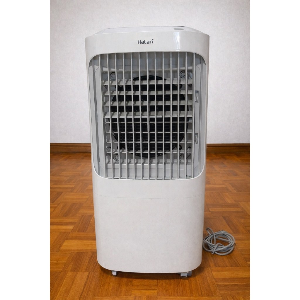 พัดลมไอน้ำ Air Cooler  (ไอเย็น) Hatari AC Pro - มือสอง ใช้งานน้อย อายุใช้งานประมาน 7 เดือน