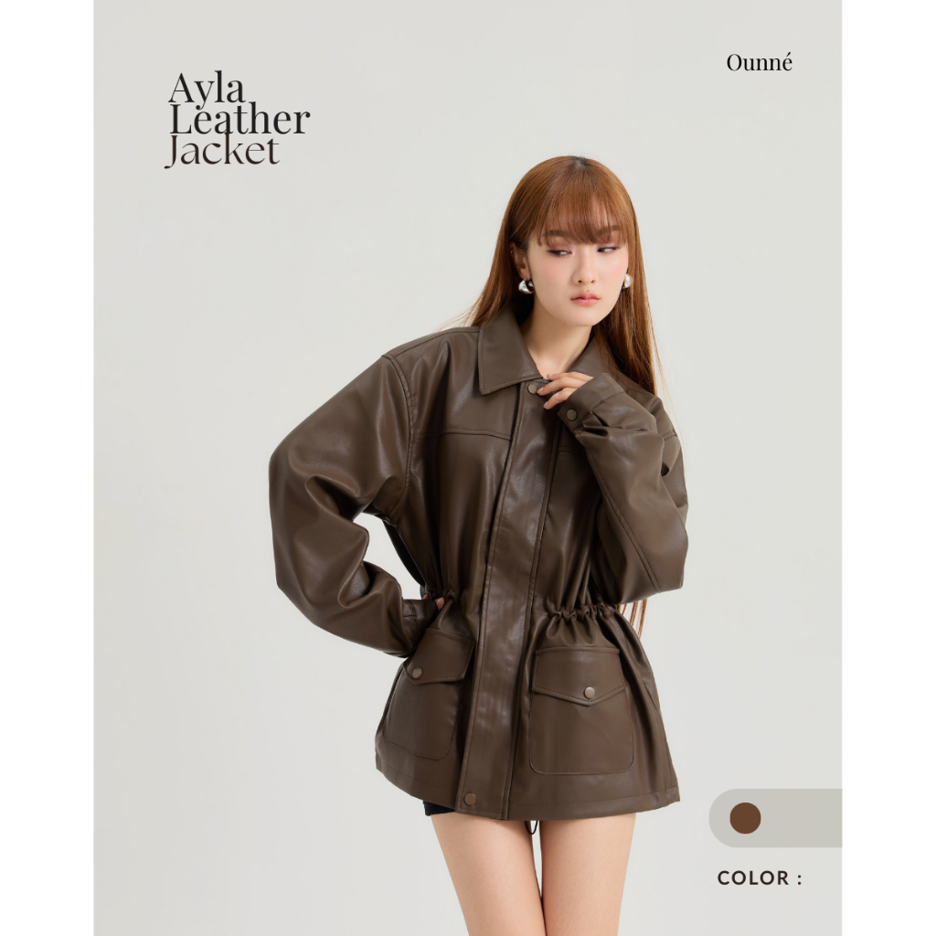 ounne.co : Ayla Leather Jacket