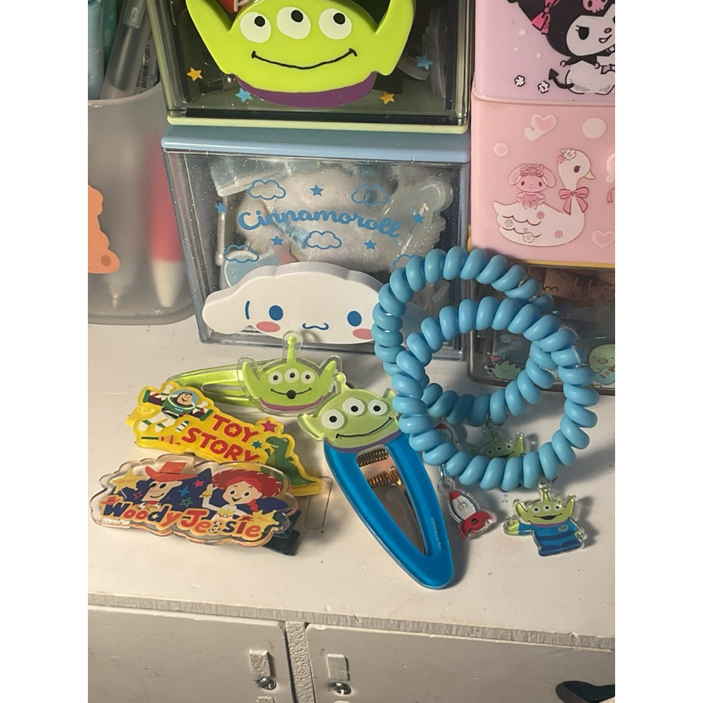 🛸Clips Toy Story green man กิ๊บทอยสตอรี่และกรีนแมน⭐️🍀