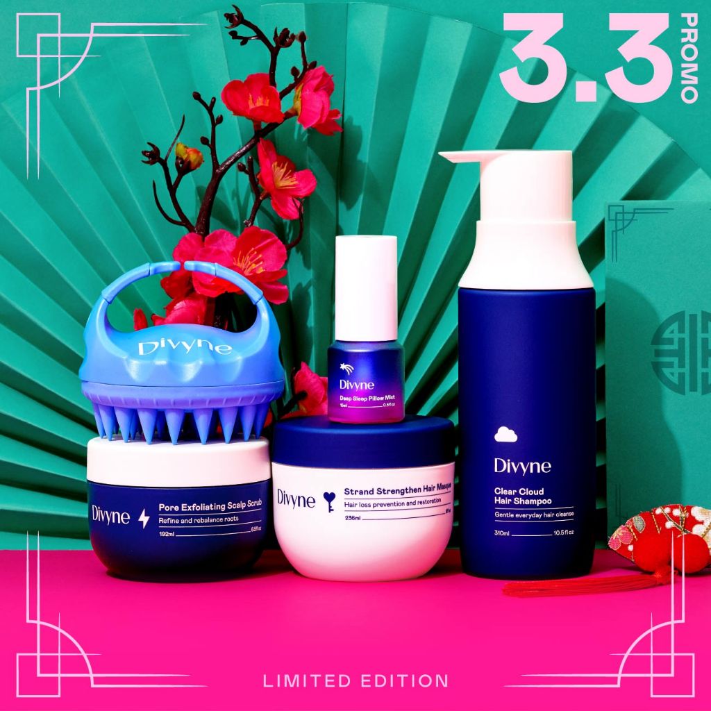 DIVYNE Limited Edition Haircare Set | เซต Limited Edition รวมแฮร์แคร์ สำหรับผมร่วง ฟื้นผมดกหนาครบวงจ