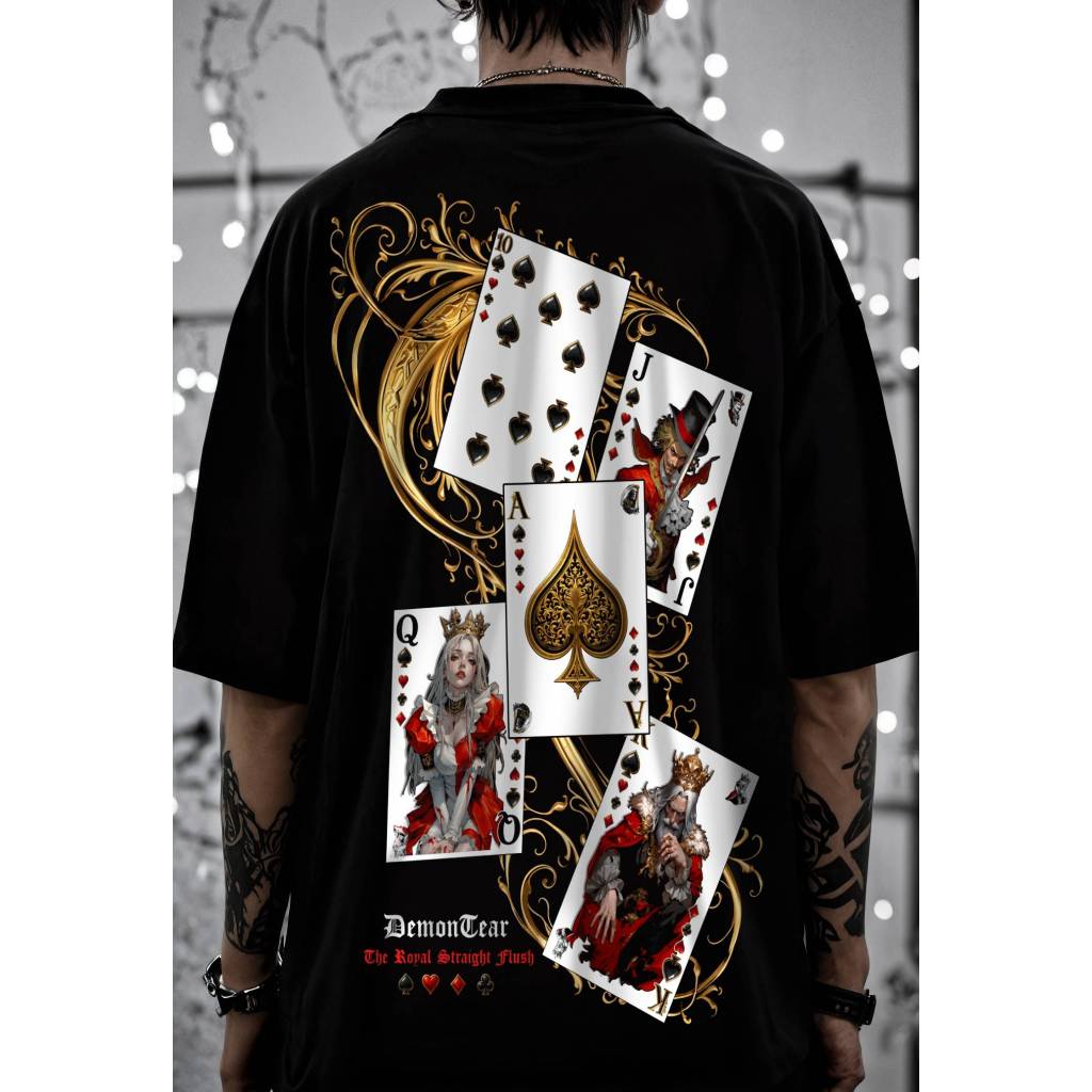 เสื้อ DemonTear " The Royal Straight Flush "