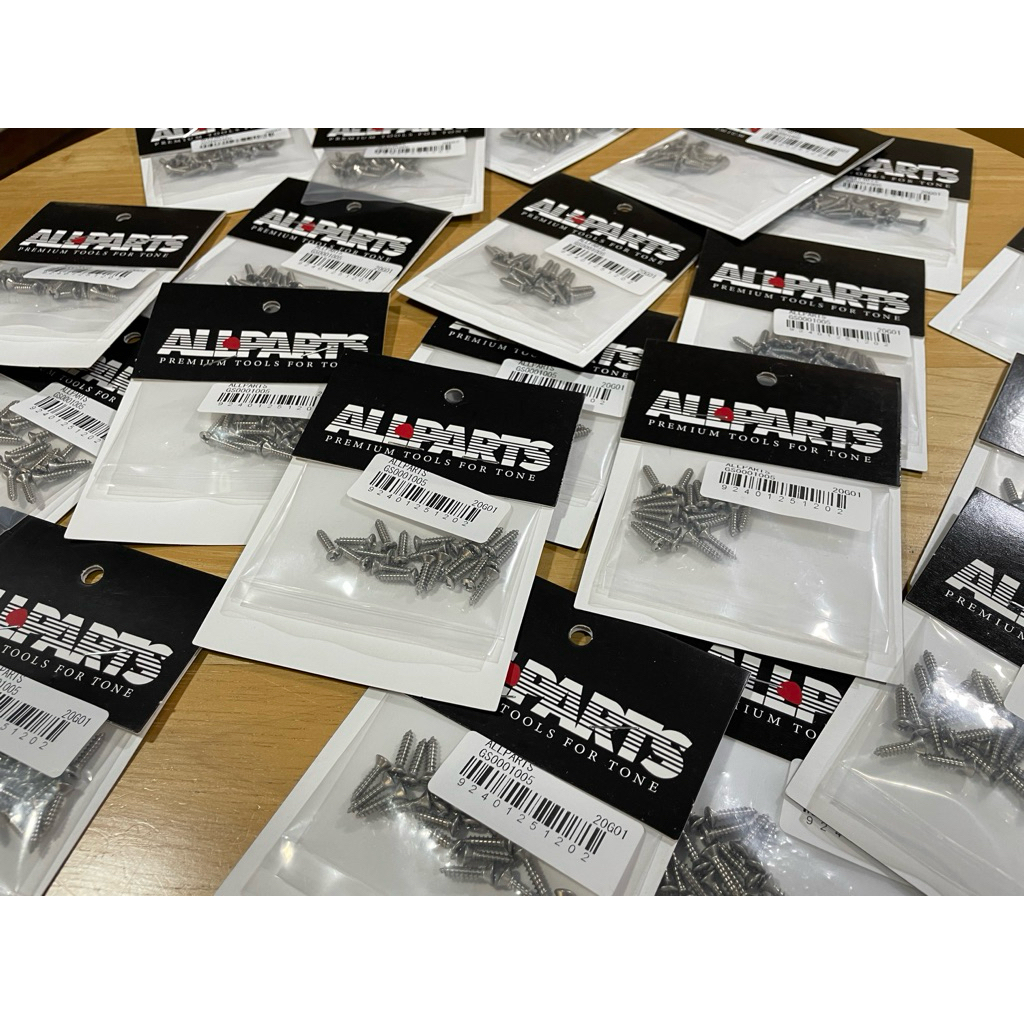 Allparts Pickguard Screw GS-0001-05 Stainless Steel (20pcs) น็อตปิ็คการ์ดสแตนเลส