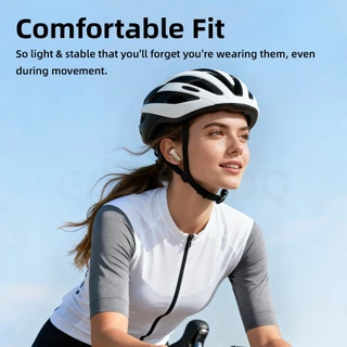 GOOJODOQ Bluetooth Earphones Touch Operated Compact Square Charging Case Long Battery Life and Type-C Charging